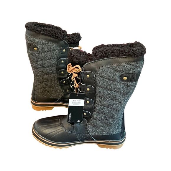 Sorel Tofino II WP Boots- Black, Gum- Size 7- NIB - Picture 4 of 8